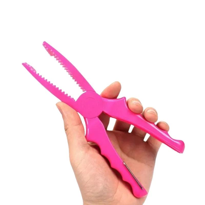 8.1Inch Fishing Grabber Floating Fish Gripper Catcher Scale Hook Clamp Mouth Pliers Lip Grip Tool Hook Extractor for Men Fishman