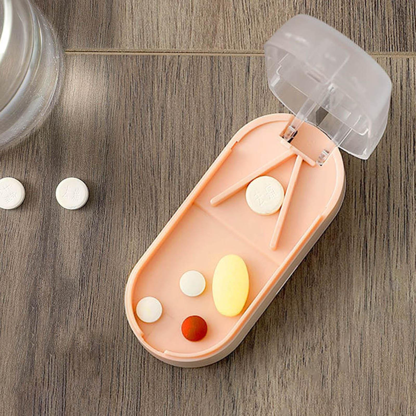 Сетчатый контейнер для хранения с резаком милый дорожный чехол-диспенсер из ПП органайзер для школы пожилых детей розовый 619₽