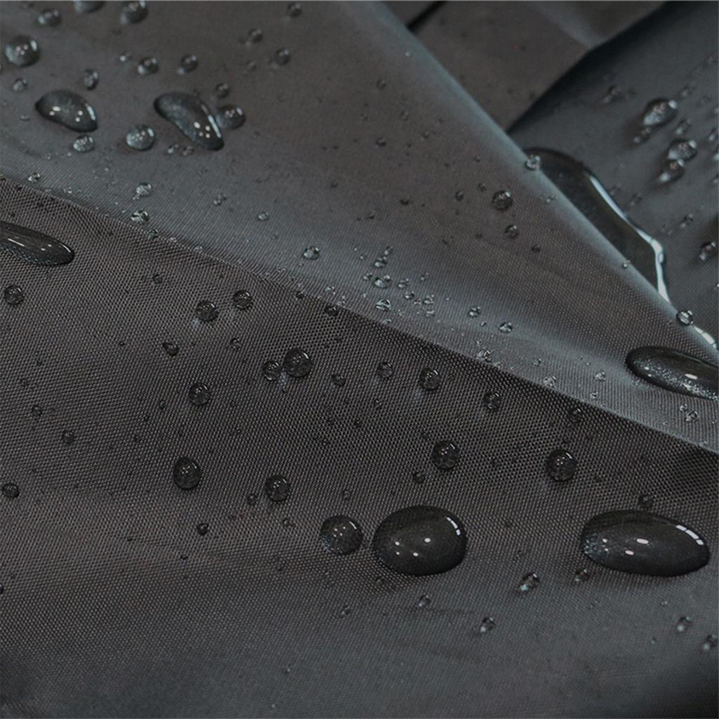210D Oxford Cloth Black Waterproof Chair Cover, Patio Footstool Seat Cover, Large Outdoor Patio Chair Cover