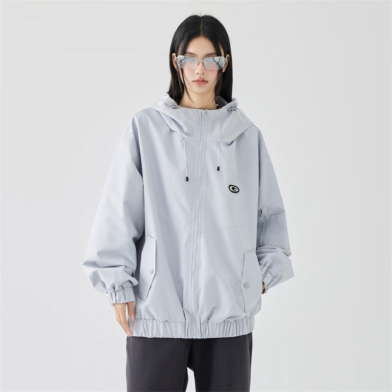 

GOLFCROSS Unisex Dopamine Hooded Embroidered Jacket L