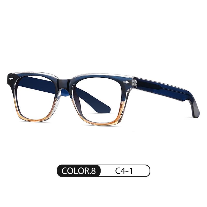 

High Quality Acetate Computer Glasses For Men Anti Blue Light Blocking Reading Eyewear Fashion Square Presbyopic Glasses Oculos 0