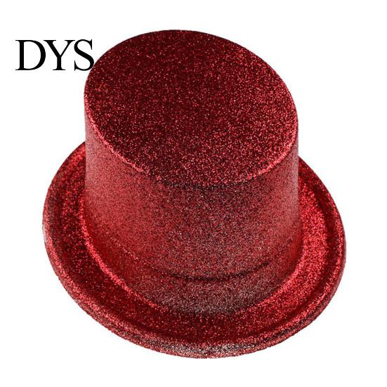 Magician Costume Accessories for Adults Kids Shiny Top Hats, Glitter Hat Adult Kids, Colorful Hat, Victorian Dress Up Christmas Sparkling Parties