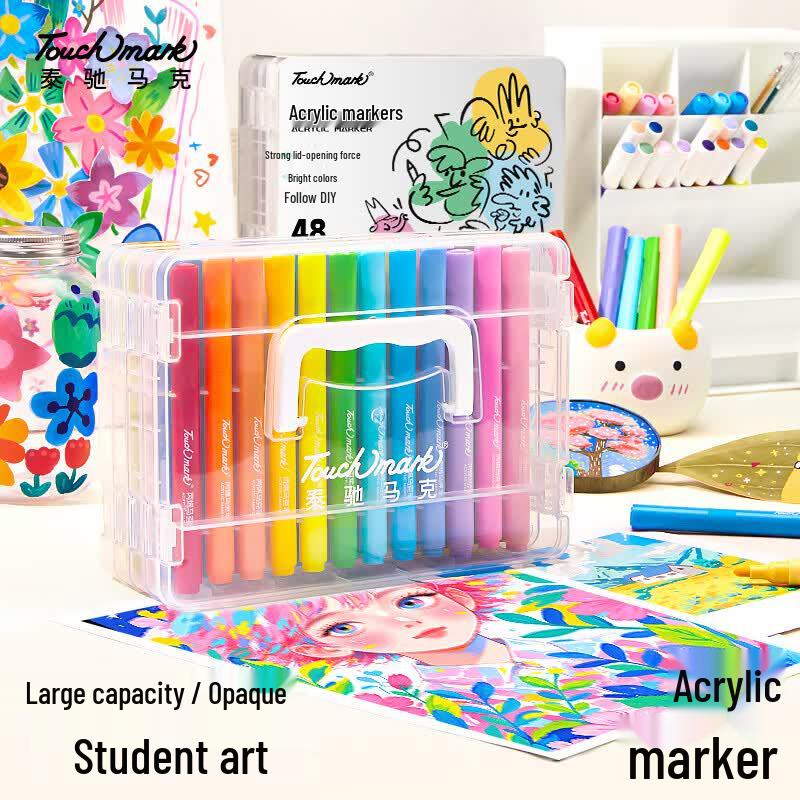 Touch mark Acrylic & Glitter Art Markers