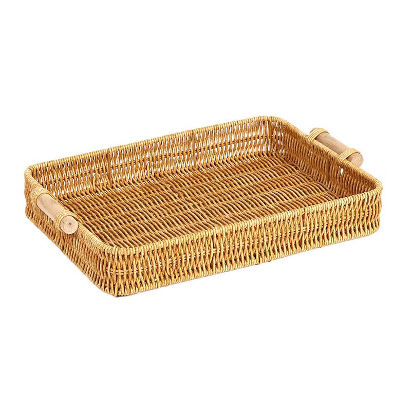 Imitation Rattan Fruit and Snack Serving Basket