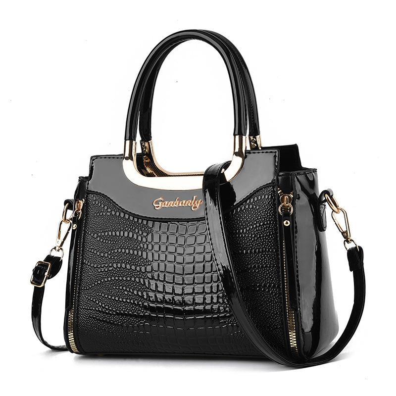 

New Trendy Spring and Summer Western Style Women s Fashionable and Atmospheric Texture, Simple and Versatile Single Shoulder Crossbody Handbag чёрный
