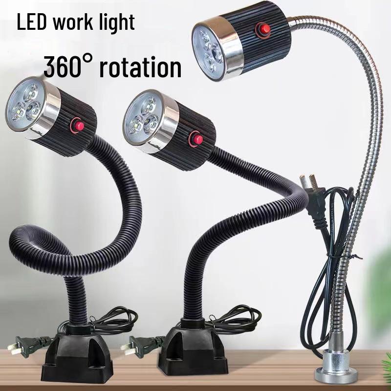 

Светодиодный магнитный рабочий свет для токарного станка с ЧПУ с гибким рычагом - Промышленный класс