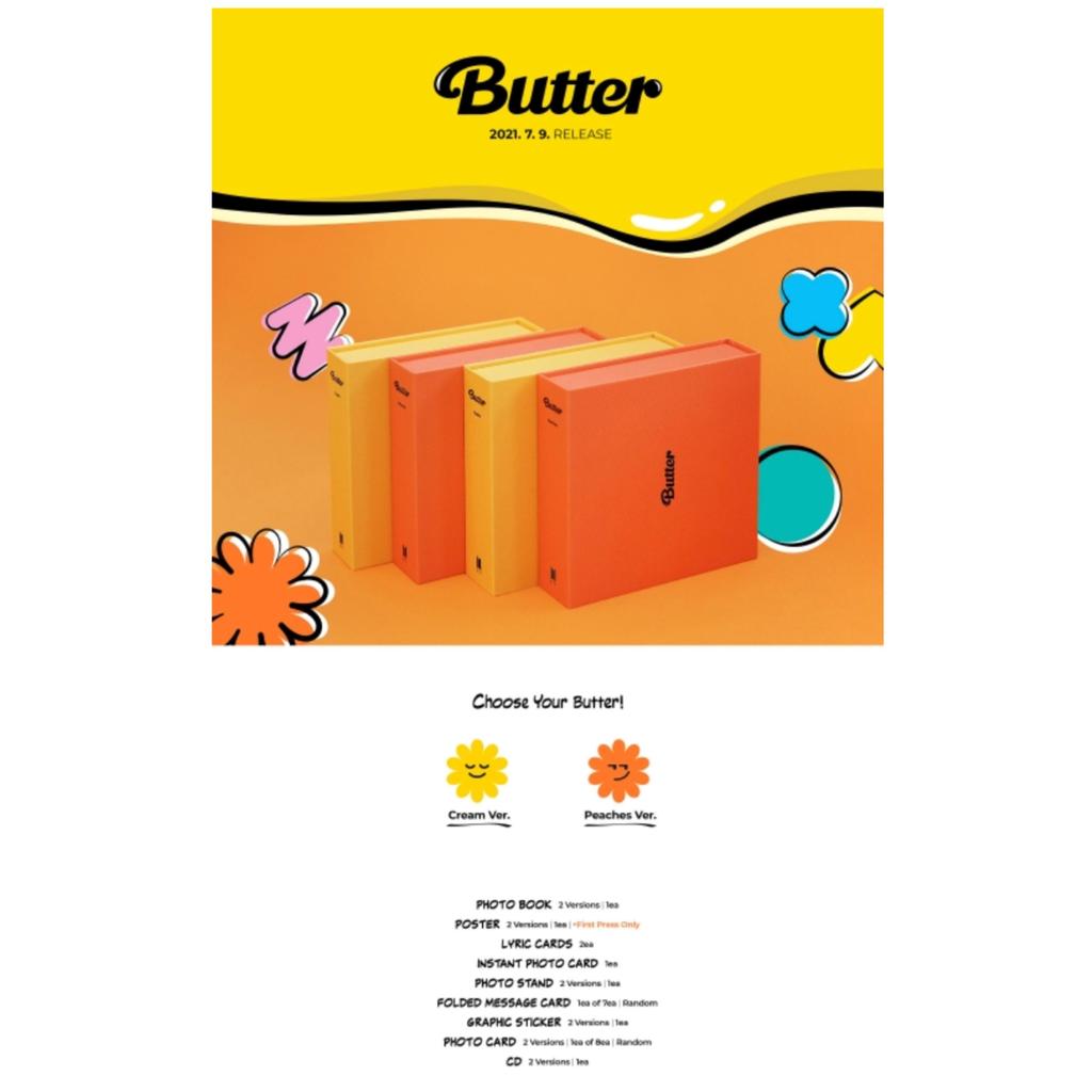 BTS BUTTER CD ALBUM