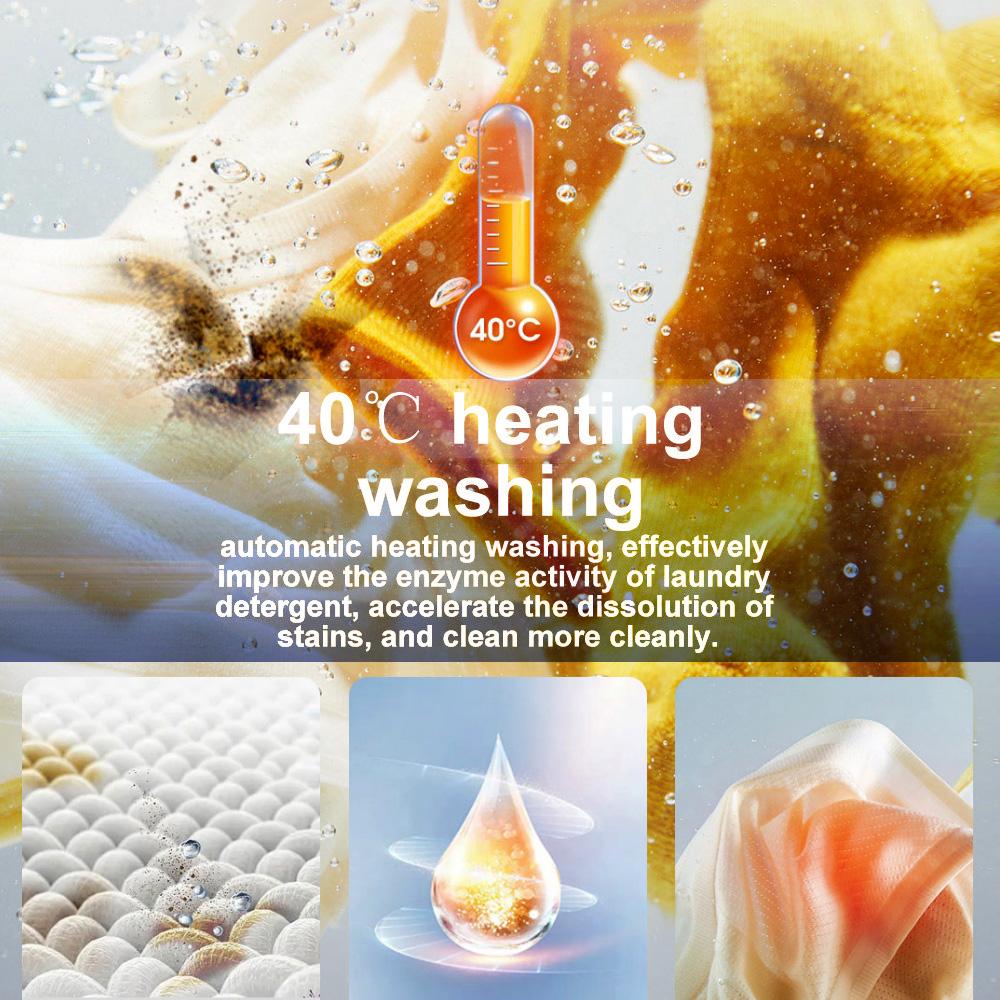 DAEWOO Portable Foldable Mini Washing Machine Cleaner 6L Underwear Washing Machine Automatic