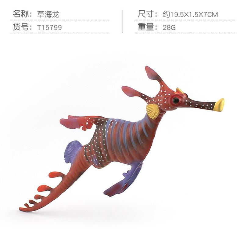 Lifelike Pvc Marine Animal Figurine White Whale Shark Sea Dragon Sailfish Tuna Decor