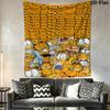 Garfield Cartoon Wallpaper Print Tapestry Fashion Print Background Cloth Wall Decoration Atmospheric Background Cloth Wall Covering Decoration