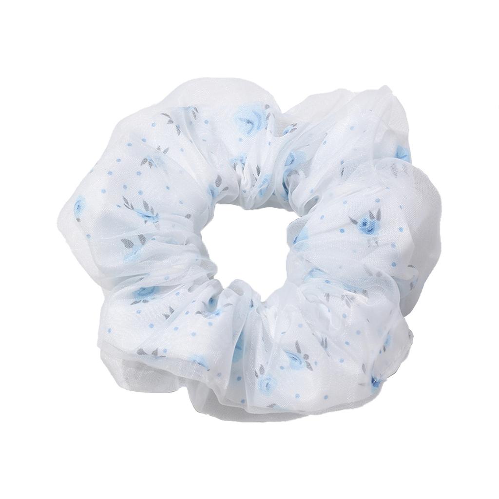 New Double-Layer Yarn Large Intestine Hair Ring Korean Mesh Fresh Daisy Hair Rope Ponytail Rubber Band Hair Accessories