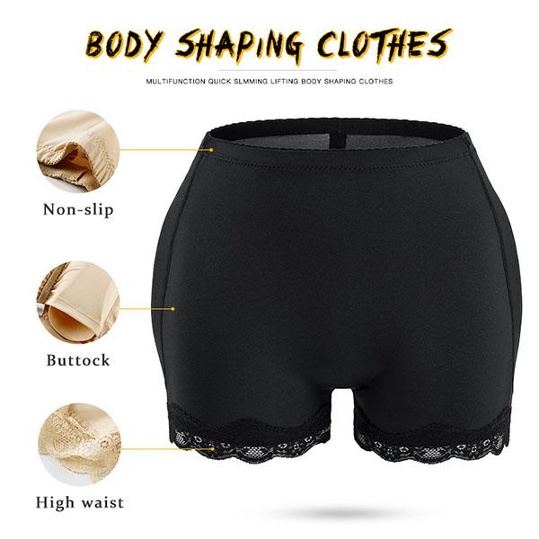 Bragas cortas acolchadas para mujer, bragas inferiores sin costuras, lencería push-up, ropa interior para mujer, bragas para glúteos