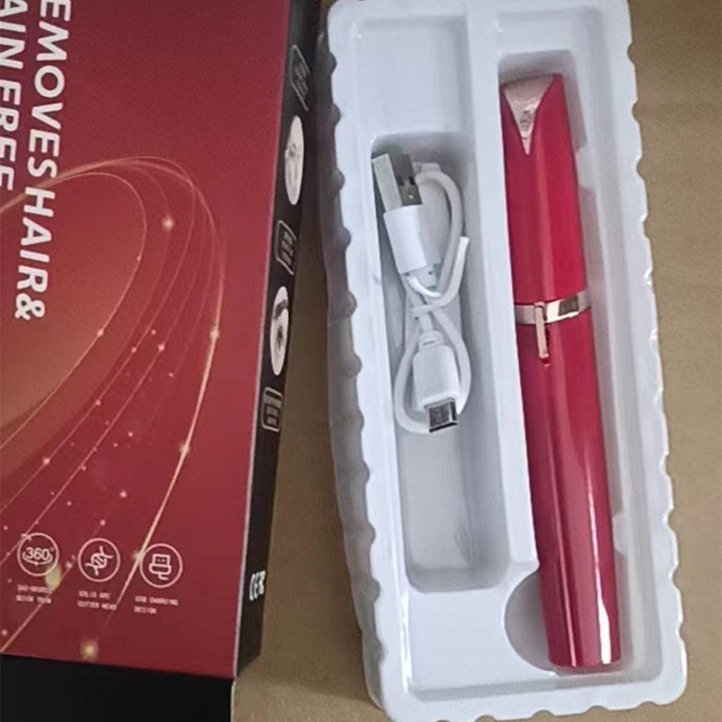 Electric Eyebrow Trimmer Multifunctional Hair Removal Device Mini Portable Shaver for Painless Facial Hair Removal