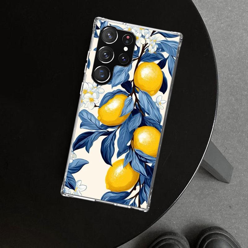 Citrus Limon Linnaeus Phone Case Cover for Samsung Galaxy S26 S25 Edge S24 S23 Ultra S22 Plus S21 FE S20 + Art Customized Fundas