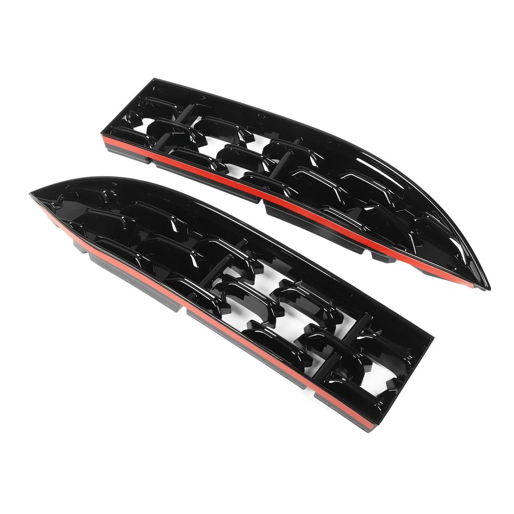 2PCs Front Grille Guard Glossy Black Front Grill Mesh Inserts Trims Replacement for Mazda CX‑5 2022+
