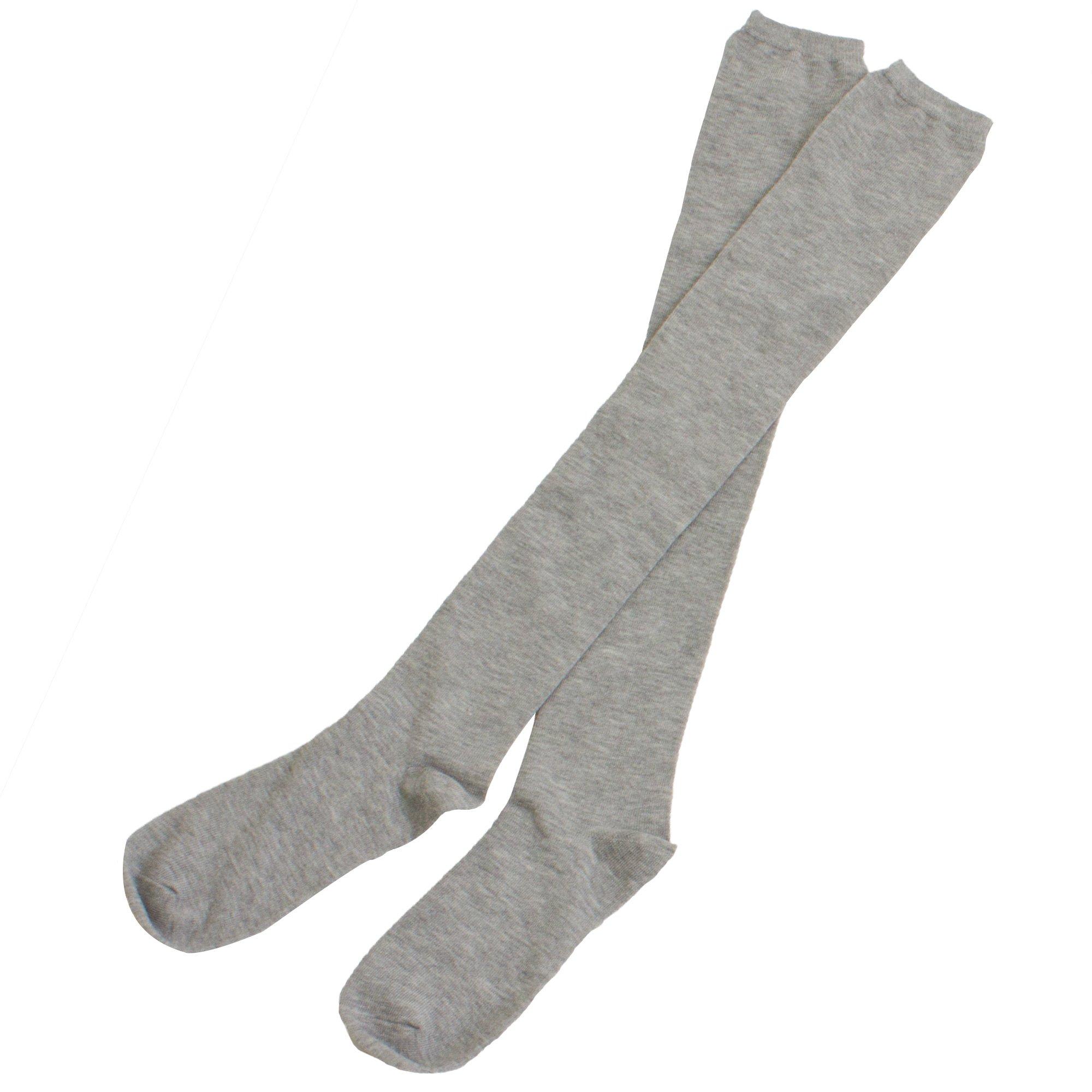 

for gray [Arisana] Knee-high socks, plain, formal, kids, girls, 23cm-25cm,