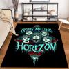 British rock band Bring Me the Horizon pattern printed flannel non-slip rug, suitable for rooms, living rooms, home decor, and gifts