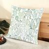 Cactus Pattern Cushion Cover Soft Short Plush Pillow Cover Smooth Cozy Texture Aesthetic Cushion Case Home Decor