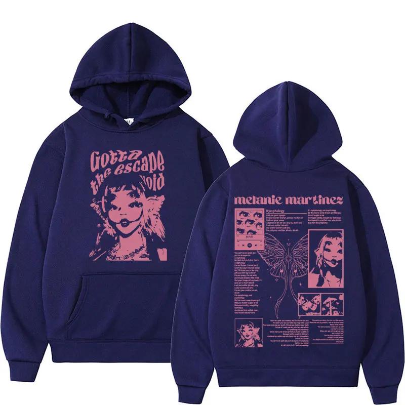 Melanie Martinez The Trilogy Tour 2024 Kapuzenpullover für Damen, Retro-Mode, beliebtes Freizeit-Sweatshirt, gemütliche Fleece-Langarmkleidung