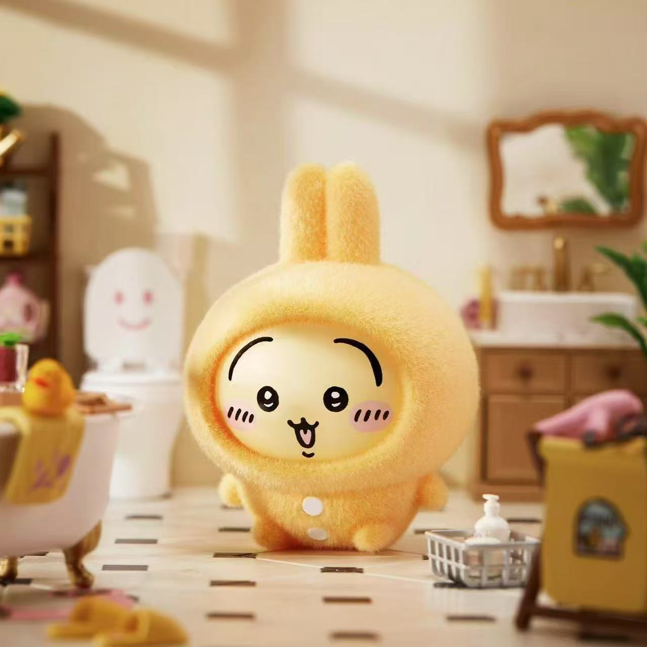 

Супер милый маленький кулон-брелок с восемью меняющимися лицами, кукла в подарочной коробке, милая серия пижам Ji Yi Kawa, использование, трендовая игра