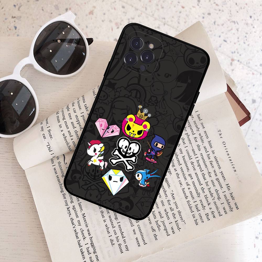 Japan Tokidoki For IPhone 17 16 15 14 13 12 11 Pro Max 13 17Air Shockproof Soft Phone Cases Coque