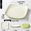 Double Color Melamine Square Rice Bowl Plate - Commercial & Catering Use