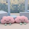 Cloud-Shaped Cartoon Plush Pendant: Cute Backpack Doll Keychain & Schoolbag Decoration.