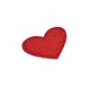 Patch Red Heart Shape Clothing Accessories Apparel Applique Patch Sticker Clothes Patch Patches
