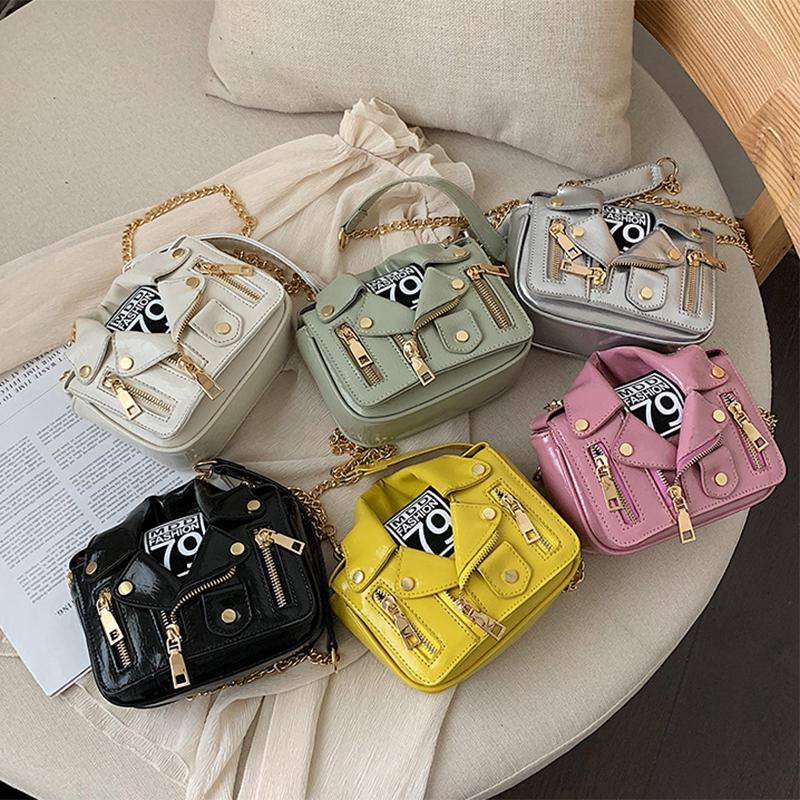 Женская модная сумка SCIONE из искусственной кожи 18cm*6cm*16cm серебряный — фото 8