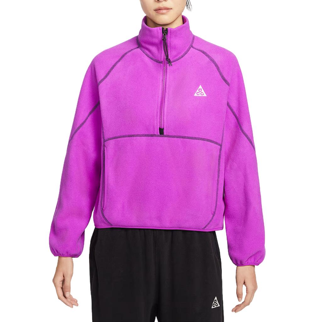 Nike ACG Wolf Tree Vysoký límec Dlouhý rukáv Jednobarevná mikina Dámské topy HJ0238-505