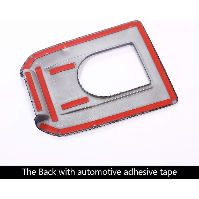 Carobon Fiber Style ABS Plastic Car Interior Gear Shift Cover Trim Sticker for Land Rover Discovery Sport 2015-2019 Auto Accessories