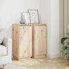 VidaXL Buffets 2 Pcs 31,5x34x75 Cm Solid Pine Wood