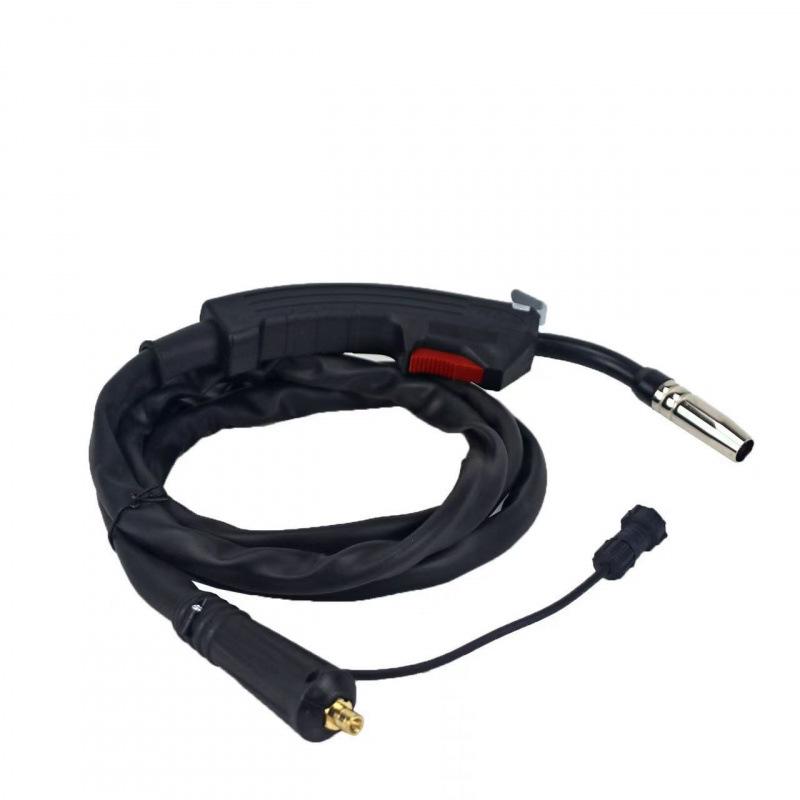 14AK Quick-Plug Airless MIG Welding Gun with 3m/5m Cable for NBC250 Small Welder, Flux-Cored Wire Compatible.