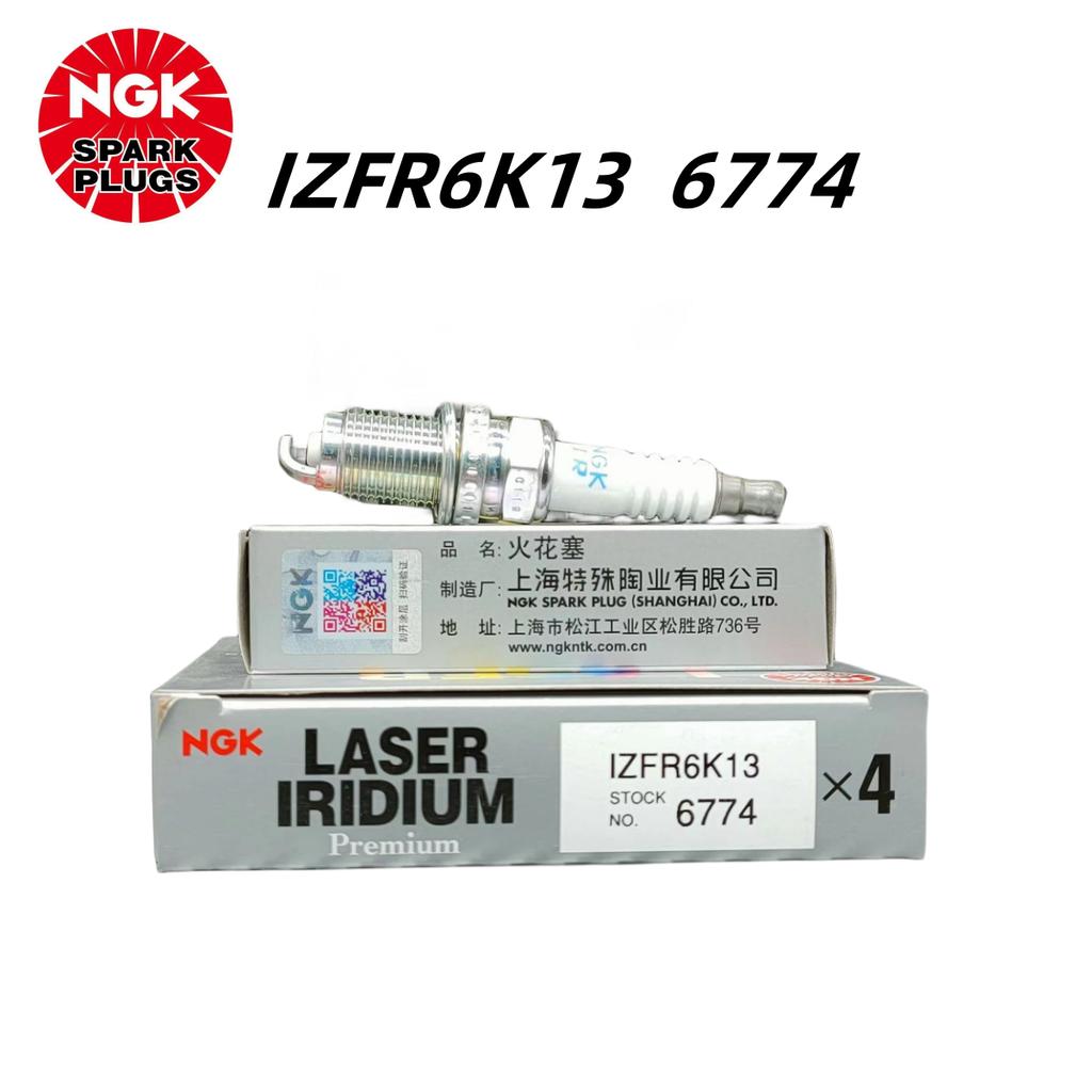 4/6Pcs Original IZFR6K13 6774 Brand New Laser Iridium Platinum Spark Plug For Honda Fit2004-2014CITY 2006-2015 CRIDERs1 1.5L