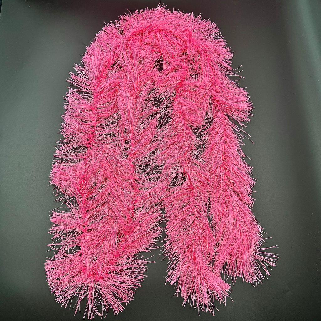 2m Faux Fur & Down Feather Plush Strips for Costume Simulations