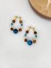 Vintage Pearl Niche Design Sense High-End Luxury Contrast Color Beaded Earrings For Women, Autumn