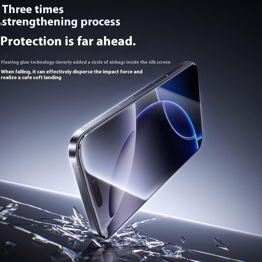 BENKS For iPhone 16 Pro Screen Protector 0.3mm Clear High Aluminium Silicon Glass Film