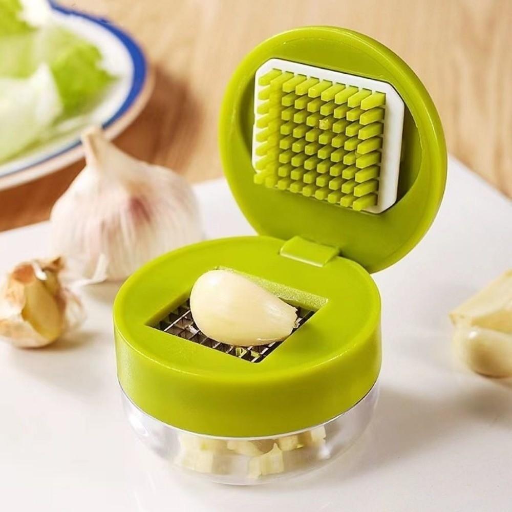 with Storage Case Mini Garlic Press Manual Garlic Chopper Garlic Masher Ginger Masher Home Use
