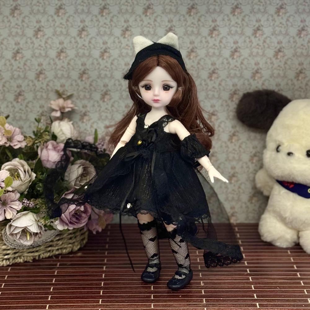 With Clothes Removable Joints Doll 3D Eyes 1/6 Bjd Dolls Hinged Doll 30cm BJD Doll  Girls Gifts