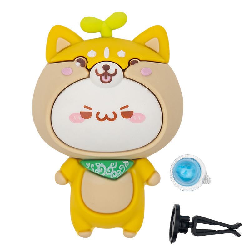Korean Style New with Long Grasss Cartoon Man Car Air Freshener Air Outlet Fragrance Flavoring In The Car Goods Accessories