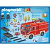 PLAYMOBIL 9464 Fourgon d'intervention des pompiers jaune avec canon à eau fonctionnel - City Action