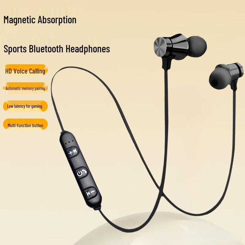 XT11 Magnetic Bluetooth Neckband: Ultra-Long Standby, In-Ear, Noise-Reducing, Dual Call Sports Headset