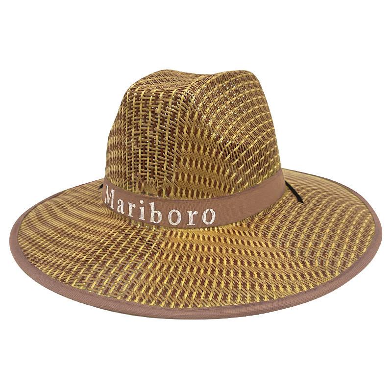 Sun Letter Straw Protection Hat With Breathable Fabric For Seniors Outdoor Wear