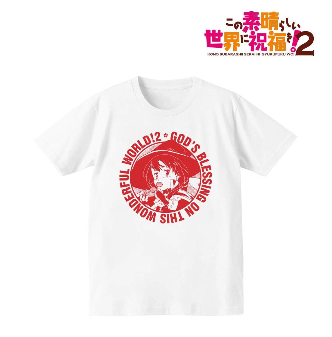 Arma Bianca KonoSuba God`s Blessing on this Wonderful World! T-shirt Mens Size L S