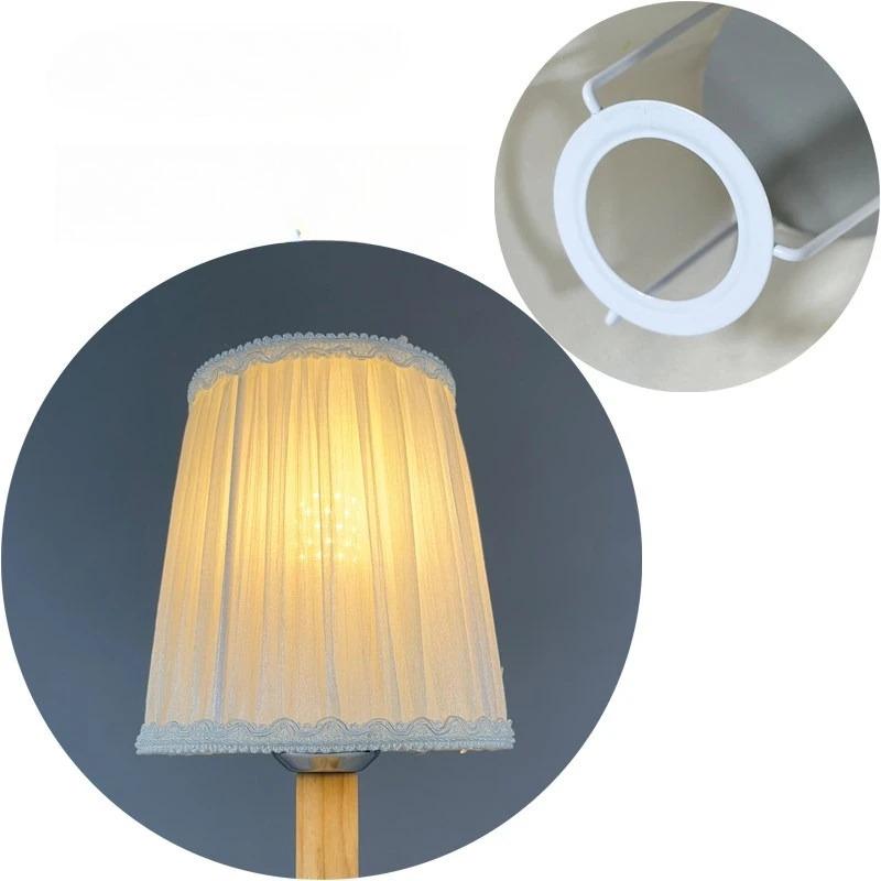 E14/E27/Clamp Fabric Lamp Shade Lighting Accessories for Home Office Decor Hotel Bedroom Bedside Floor Lamp Shell Cover