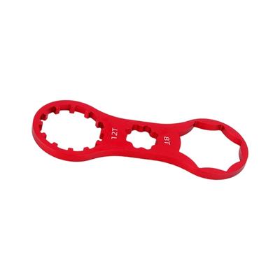 Gabel wrench aus Aluminiumlegierung für Mountainbike Federgabel Kronenkappe Entfernung und Montage Antirutsch-Design Kompaktes Werkzeug