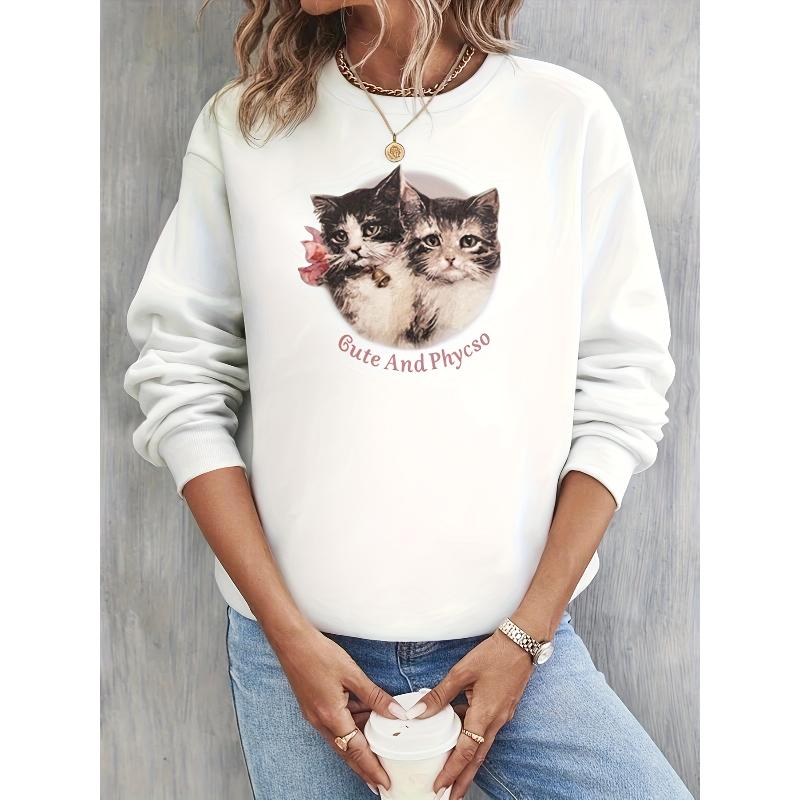 Anti-Pilling Women s Crew Neck Sweatshirt, Cozy for Home XXL чёрный