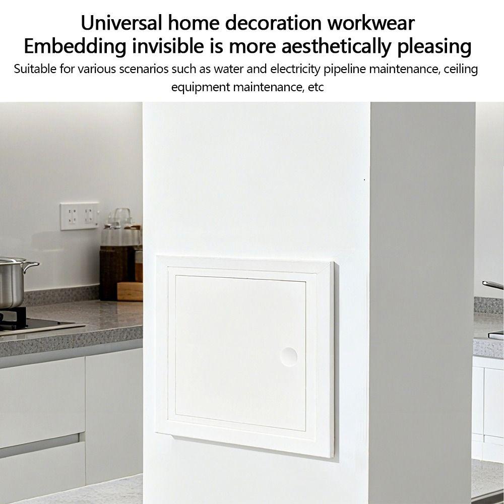 Selbstklebende Zugangsklappe Tür Kunststoff-Zugangsluke Abdeckung Neues Inspektionsloch Türen Wand Decke
