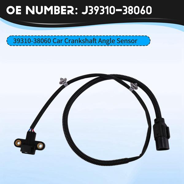 

Black ABS Crankshaft Angle Sensor 39310-38060 - 1 Piece None