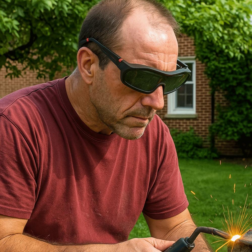 Anti-glare Automatic Dimming Welding Glasses Solar Powered Welder Glasses  Electric Welding
